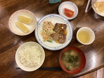 ⑦１日夕食