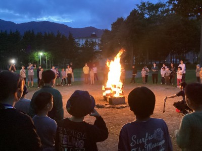 ⑥１日キャンプファイヤー